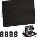 Appliance Slider, Sliding Tray for Coffee Maker, Coffee Pot Slider for Countertop, 360° Rolling Tray Appliance Slider for Kitchen Appliances Black (12.5” X 16”)