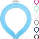 Neck CoolingTube, Reusable Ice Cooler Wearable Body CoolingProducts, Neck Coolers for Hot Weather (Blue)