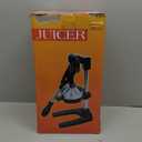 Cast Iron Juicer,Manual Juicer Hand Press,Professional Citrus Juicer,with Stainless Steel Cup,Easy to Use & Clean,Heavy Duty Stainless Steel Manual Juicer For Orange Juice,Pomegranate,Lemon(Black)