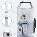 HEETA Dry Bag Waterproof for Women Men, 5L/10L/20L/30L/40L Roll Top Lightweight Dry Storage Bag Backpack with Phone Case for Travel Swimming Boating Kayaking Paddle Board Camping Beach Accessories