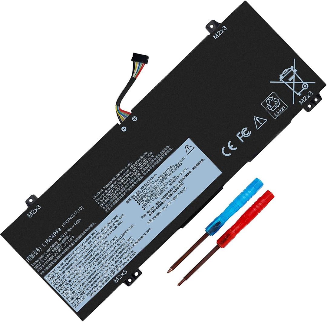 L18C4PF3 Laptop Battery Replacement for Lenovo IdeaPad Flex-14API Flex-14IML Flex-14IWL C340-14API C340-14IWL C340-14IML S540-14API S540-14IML S540-14IWL L18M4PF4 L18M4PF3 L18C4PF4 5B10T09081