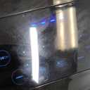 BOSWELL Glass Air Fryer, 7.5QT with Transparent Fry Bowl, Circulating Heating, Temperature Control, Air Fryer Roast, Dishwasher Safe (white)