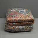 nunubaby 2PACK Washable Pee Pads for Dogs, Stylish, Non-Slip and Leak-Proof Pee Pads. Reusable Potty Pads for Dogs for Crates and Floors.(Cream/Multi, 72" x72" )