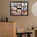 5x7 Picture Frame Collage for Wall Decor-Large Size 8 Openings Black Picture Frame Wall Decor Multiple Photo Collage Frames for Wall Mounting Vertically or Horizontally- Home and Family Display