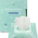 Mama & Wish Witch Hazel Pad Liners for Postpartum Care (24 Count) | Full-Length Cooling Perineal Pads Liner | Postpartum Essentials | Ice Pads Postpartum Liner - Witch Hazel Pads for Postpartum Care
