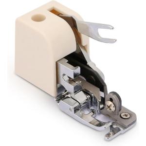 Universal Presser Foot, Side Cutter Sewing Machine Presser Foot Compatible with Low-Shank Multi-Function Household Sewing Machines Feet, NOT for Older Model/Industrial/Mini Machines