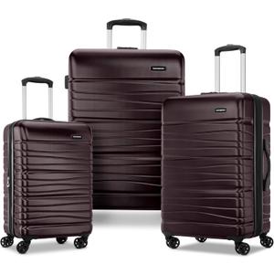 Samsonite Evolve SE Hardside Expandable Luggage with Double Spinner Wheels, Cordovan, 3PC Set (CO/M/L)