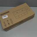 Bathroom Toothbrush Holder Wall Mounted with Automatic Toothpaste Dispenser - 5 Toothbrush Slots, 2 Drawers, No Drilling Bathroom Organizer for Toothbrushes, Toothpaste, Cosmetics, Razors - White