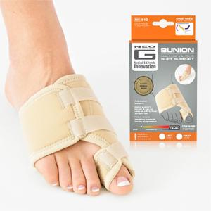 Neo-G Bunion Soft Support - for Big Toe Alignment, Hallux Valgus, Pre/Post-Operative Aid - Malleable Metal Splint - Class 1 Medical Device (Right)