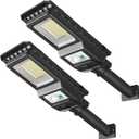 Engrepo Solar Lights Outdoor, 1000LM 156 LEDs Solar Powered Motion Sensor Light, Security Waterproof Solar Flood Light for Yard, Fence, Garden, Patio, Front Door, Shed, Deck, Path 2 Pack