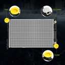 AUTOSAVER88 Radiator Compatible with 2001 2002 2003 2004 2005 Mercedes C320 C240 2002-2005 C230 2006-2007 C280 2003-2005 CLK320 2006-2007 C350 2.6L 3.0L 3.2L 3.5L V6 L4