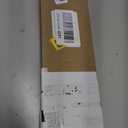 BESTILL 20 Inch Brushed Gold Ceiling Mount Shower Arm and Flange, Square Rain Shower Arm