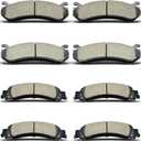 D785 D834 Front Rear Ceramic Brake Pads Set Fit For Cadillac Escalade/Escalade ESV/EXT,For Chevrolet Avalanche 1500/Silverado 1500 /Suburban 1500/Tahoe,For GMC Sierra 1500/Yukon/Yukon XL