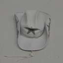 White Cowgirl Hat  - Cowboy Hat with Glitter Star Fits Women for Bachelorette Themed Party