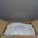 Cloud-Like Twin Mattress Topper - 100% Cotton Top Mattress Pad for Back Pain Relief - Breathable & Naturally Cooling for Hot Sleepers, White