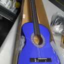 Music Alley 1/2 Size 30 Inch Junior Classical Acosutic Guitar with Lessons (Blue)