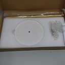 NearMoon Standing Paper Towel Holder, Kitchen Paper Towel Tissue Holder- for Bathroom Kitchen Countertop, Standard or Jumbo-Sized Roll Paper, With Marble Base, Brushed Gold