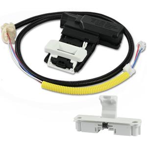 W11307244 W10682535 Washer Lid Lock Switch with W10837741 Washer Lid Strike Fit for Whirlpool Amana Maytag Kenmore Crosley Washing Machine Door Latch Replaces W10838613 W11253733 PS12704713 W10682535