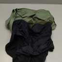 SCOMCHIC Women Plus Size One Piece Swimsuit Tummy Control Bathing Suit Color Block Ruched Swim Suits Swimwear (XX-Large Plus, Green and Black)