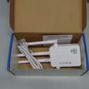 WiFi Extender Signal Booster Up to 10000sq.ft and 55 Devices, WiFi Range Extender, Wireless Internet Repeater, Long Range Amplifier with Ethernet Port, 1-Key Setup, Access Point, Alexa Compatible