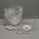 Beverage Tubs for Parties Plastic Ice Bucket for Cocktail Bar Clear Acrylic Bucket with Scoops Drink Bucket Cooler for Chiller Bin for Champagne or Beer (4 L)