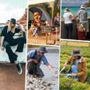 Waterproof Bucket Hat for Women Men Rain Hat Wide Brim Packable Sun Hat UV Protection Summer Beach Fishing Hiking Safari Hat (One Size, Grey)