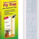 Mosqueda Window Fly Traps, 30 Pack Sticky Fly Traps for Indoors, Fly Catchers for Inside Home, Waterproof & Non-Toxic Adhesive Sticky Paper Trap for Mosquitos Bugs Housefy Fruit Fly Flying Gnats