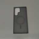 SUPFINE Magnetic for Samsung Galaxy S23 Ultra Case, (Built-in Magnets) (Military Grade Drop Protection) Slim Translucent Shockproof Phone Case,Titanium Gray