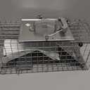 Havahart Easy-Set Catch and Release Small 1-Door Humane Live Animal Trap for Squirrels, Rabbits, Skunks, and Other Small Animals - 1083