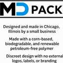 10ml and 30ml Vial Case - Travel Case with Space for Syringes and Skin Prep Wipes - Fits Six 10ml Vials and One 30ml Vial