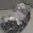 FunWheat Oval Braided Placemats Set of 8 Table Mats for Dining Tables Washable Heat Resistant Place Mats for Indoor Outdoor Use 12 x18 Inch(Oval Black, 8pcs)