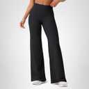 YEOREO Workout Leggings Womens No Front Seam Straight Leggings 31.5" High Waist Buttery Eddiy Gym Yoga Pants Black S