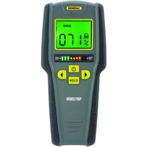 General Tools Digital Moisture Meter MMD7NP - Humidity Sensor- Pinless and Non-Invasive