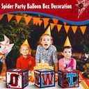 3 Pcs Spider 2nd Birthday Party Decorations Spider Theme Balloon Boxes Two Years Old Baby Letter Box Second Birthday Party Decorations Backdrop Photoshoot Props