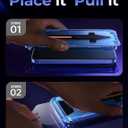 2 x LISEN 2 Pack [Top 9H+ Hardness] Glass for iPhone 16/15 and iPhone 14 Pro Screen Protector, Military Grade Shatterproof 8K HD Auto Dust-Elimination Bubble Free Tempered Glass with Ultra Fit Tray