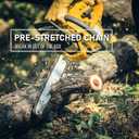 8 Inch Chainsaw Chain 34 Drive Links 3/8" LP Pitch, .043" Gauge, Low kickback, Lubrication System Chainsaw Blade fits Craftsman, Echo, Homelite, Poulan, Ryobi, Wrox, etc, KP-R34 (3 Pack)