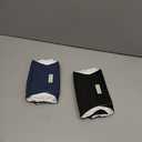 wegreeco Washable Dog Diapers - Washable Male Dog Belly Wrap - Pack of 2 - (Black, Navy, Medium)