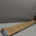 ALLZONE Tension Curtain Rod for Windows,123 to 160 Inch, Heavy Duty Extra Long Curtain Rods, Non-Slip Bathroom Shower Tension Rod, Renter Friendly, Adjustable, Spring Loaded, Black