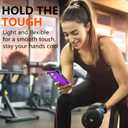 SPIDERCASE Designed for iPhone 13 Pro Case, [10 FT Military Grade Drop Protection] [with 2 pcs Tempered Glass Screen Protector] Cover for iPhone 13 Pro 6.1 inch (Dark Purple)