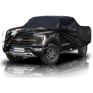 Cotryvox Ford F-150 Truck Cover Custom Fit 2008-2026 SuperCrew Cab SB (5.5'-6.5') with Door Zipper, 12 Layers Full Exterior Pickup Truck Cover Waterproof All Weather,Wind Dust Sun and UV Protection.