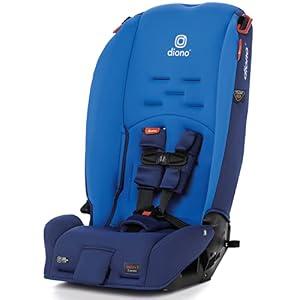 Diono Radian 3R, 3-in-1 Convertible Car Seat, Rear Facing & Forward Facing, 10 Years 1 Car Seat, Slim Fit 3 Across, Blue Sky MFD 05/28/2026