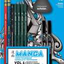 Prismacolor Scholar Manga Drawing Set, Adult Coloring, 10-Piece Kit