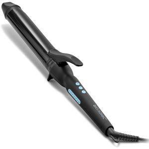 Bio Ionic Long Barrel Styler, Curling Iron with Moisture Heat Technology & NanoIonic MX, Versatile Curling Wand with Adjustable Heat Settings, Hair Curler with Extended Barrel (1.5 Inch, Black)