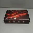 Cholas Red Light Therapy for Body, 3-in-1 Near Infrared Red Light Therapy for Shoulder Back Neck, 660nm and 850nm Wearable Red Light Pad with 3 Light Modes, for Office Home Use,Gift for Men Women (Black)