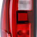 84968736 Tail Light Left Driver Side Rear Lamp Halogen For 2019-2023 2024 GMC Sierra 1500,2500 HD,3500 HD