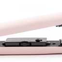 L'ANGE HAIR Aplatir Ceramic 1" Flat Iron | Adjustable Temp & Dual Voltage Hair Straightener | Tourmaline-Infused Plates for Smooth, Frizz-Free Styling | 1 Inch Styling Tool (Blush)