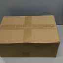 Layhit 48 Pcs 2oz/ 60ml Glass Jars with Lids Clear Small Jars with Plastic Woodgrain Lids, White Labels and Inner Liners Empty Round Cosmetic Containers for Creams Lotions Candle Making (Clear)