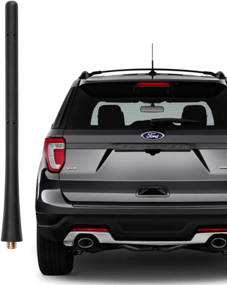 HM5Z-18813-A Radio Antenna for 2008-2019 Ford Focus Flex Fusion Explorer Fiesta Escape C-Max, 07-2012 Mercury Milan, 10-2019 Lincoln MKT, Direct Replacement 7" Roof Antenna Aerial DS7Z-18813-A