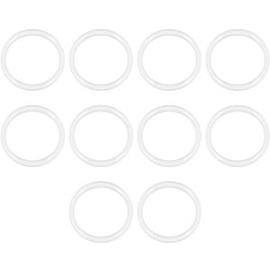 uxcell Silicone O-Ring, 23mm OD, 19mm ID, 2mm Width, VMQ Seal Rings Gasket, White, Pack of 10