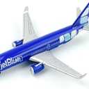 AVIAMUSE Jetblue Model Airplane, Single Plane Die-cast Model Planes Aircraft Suitable for Collection & Christmas, Birthday Gifts
